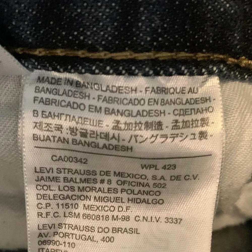 Levis 514 Jeans Mens 29x29 Blue‎ Medium Wash Straight Leg Denim Regular Fit